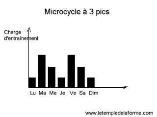 microcycle à 3 pics
